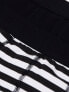 Фото #3 товара ASOS DESIGN 2 pack jersey trunks in black stripe