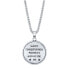 ფოტო #2 პროდუქტის "Saint Christopher" Coin Pendant Necklace in Stainless Steel, 24" Chain