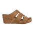 Фото #1 товара Corkys Catch Of The Day Studded Wedge Womens Brown Casual Sandals 41-0353-CARA