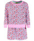 Toddler Girls Ditsy Florals Top & Skirt, 2 Piece Set, Created for Macy's Juicy Pink, 2T - фото #1