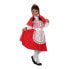 Costume for Children C3220 Red Little Red Riding Hood Fantasy 5-6 Years (4 Pieces)