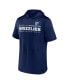 Фото #1 товара Men's Navy Memphis Grizzlies Possession Hoodie T-shirt