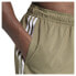 ADIDAS 3 Stripes CLX swimming shorts Olive Strata / White, S - фото #7