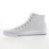 Lugz Rover HI MROVEHC-100 Mens White Canvas Lace Up Lifestyle Sneakers Shoes 11