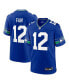 Фото #2 товара Men's 12th Fan Royal Seattle Seahawks Throwback Player Game Jersey