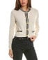 Фото #1 товара Hannah Rose Double Tipped Cropped Cashmere Cardigan Women's