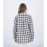 Фото #2 товара HURLEY Odessa Plaid Boyfriend Long Sleeve Shirt