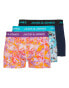 Фото #2 товара Jack & Jones 3 pack floral trunks in multi