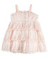 ფოტო #2 პროდუქტის Baby Girls Tiered Embroidered Organza Dress