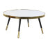 Фото #1 товара Кофейный столик DKD Home Decor Glamour Позолоченный Серебристый Сталь Зеркало 82,5 x 82,5 x 40 cm