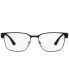 ფოტო #2 პროდუქტის AX1052 Men's Rectangle Eyeglasses