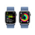 Apple Watch Series 9 Aluminium Silber"Silber 41 mm One Size (130-200 mm Umfang) Winterblau GPS