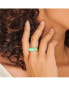 ფოტო #4 პროდუქტის Women's Enamel Croissant Ring