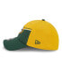 Фото #2 товара Men's Gold, Green Green Bay Packers 2023 Sideline 39THIRTY Flex Hat