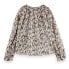 ფოტო #2 პროდუქტის SCOTCH & SODA Gathered Long Sleeve Blouse