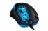 Logitech G G300S Optical Gaming Mouse - Right-hand - Optical - USB Type-A - 2500 DPI - 1 ms - Black - Blue