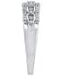 ფოტო #4 პროდუქტის Diamond Scalloped Edge Band (1/2 ct. t.w.) in 14k White Gold