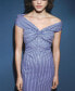 ფოტო #5 პროდუქტის Women's Bare Shoulders Striped Dress