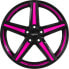 Oxigin 18 Concave black foil neon pink 10.5x20 ET40 - LK5/112 ML66.6