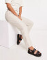 Фото #8 товара & Other Stories belted linen trousers in beige