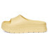 Puma Mayze Stack Injex Platform Slide Womens Yellow Casual Sandals 38945403