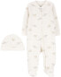 Фото #5 товара Комплект белья и домашней одежды с детским 2-х штучным конвертом в виде слона и головным убором Carterʻs Baby