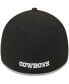 Фото #5 товара Men's Black Dallas Cowboys Main 39THIRTY Flex Hat