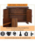 Versatile Retro Console Table with Four Color Options