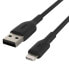 Фото #1 товара BELKIN CAA001BT1MBK2PK usb-a to lightning cable 1 m 2 units