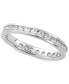 ფოტო #1 პროდუქტის Diamond Channel Set Eternity Band (1 ct. t.w.) in 14k White Gold