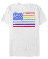 Фото #1 товара Men's Watercolor Pride Short Sleeve Crew T-shirt