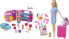 Фото #7 товара Barbie Chelsea Serie, Chelsea Auto und Camper Set mit 10+ Barbie Camping Accessoires, 1x Chelsea Puppe, Teal Auto und Pink Mini Camper, Geschenke für Kinder ab 3 Jahren,FXG90