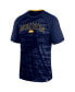 ფოტო #3 პროდუქტის Men's Navy Cal Bears Arch Outline Raglan T-shirt