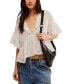 ფოტო #1 პროდუქტის Women's Elle Eyelet-Trim Blouse