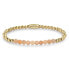 Gold-plated bracelet Sunstone meets Yellow Gold RR-40139-G