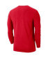 Фото #3 товара Men's Red Houston Cougars Long Sleeve T-shirt