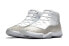 Jordan Air Jordan 11 “metallic silver” 闪粉 满天星 防滑耐磨 中帮 复古篮球鞋 女款 闪粉