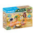 PLAYMOBIL Wiltopia Ostric Caregivers Construction Game