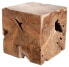 Фото #1 товара Декор и интерьер Macabane Натуральный куб из тикового дерева
