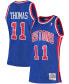 Фото #1 товара Men's Isiah Thomas Blue Detroit Pistons 1988-89 Hardwood Classics Swingman Jersey