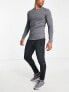 Фото #2 товара Nike Training Axis Dri-FIT ADV tight long sleeve top in grey