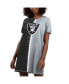 Women's Black Las Vegas Raiders Ace Tie-Dye T-Shirt Dress