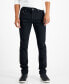 Фото #1 товара Men's Eco Black Wash Skinny Fit Jeans