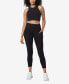 ფოტო #4 პროდუქტის High Rise 7/8 Leggings with Mixed Rib Pants