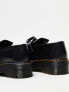 Dr Martens Adrian quad loafers in black smooth leather