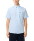 Фото #1 товара Men's Short Sleeve Button-Down Oxford Shirt