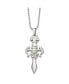 Фото #1 товара Chisel polished Dagger Pendant on a Ball Chain Necklace