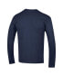 ფოტო #4 პროდუქტის Men's Navy Arizona Wildcats High Motor Long Sleeve T-shirt