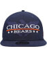 Фото #3 товара Men's Navy Chicago Bears Totem 9FIFTY Snapback Hat