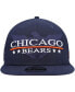 Men's Navy Chicago Bears Totem 9FIFTY Snapback Hat